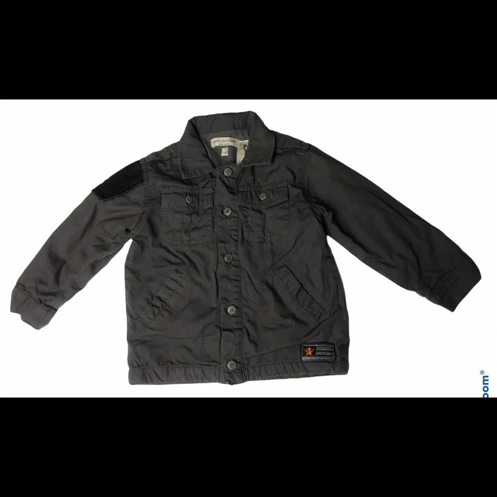 WENDY BELLISSIMO Kids Lightweight Shirt Jacket 24M